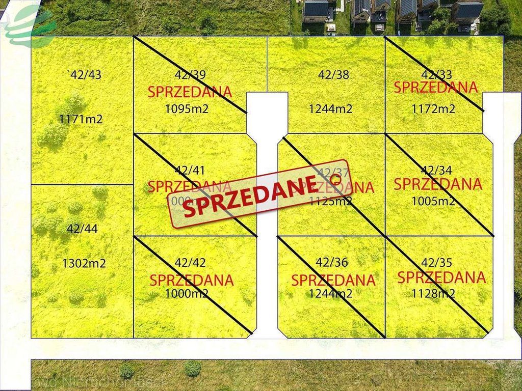 Zapraszam do zakupu działki 1244 m² w Rusinowie nad morzem Rusinowo, Sosnowa  1 244m2 Foto 1