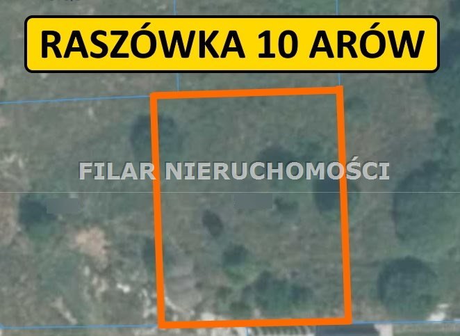 Działka budowlana na sprzedaż Raszówka  1 000m2 Foto 1