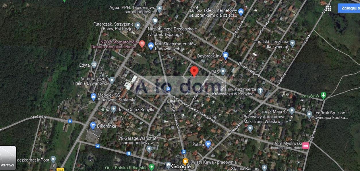 Do sprzedania działka 1171 m² z budynkiem i mediami w Kobyłce Kobyłka  1 171m2 Foto 1