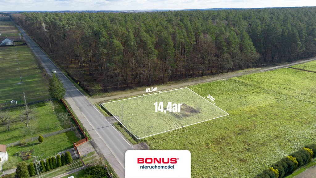 Działka pod dom z lasem, media, szybki dojazd - polecam! Nowy Nart  1 440m2 Foto 1