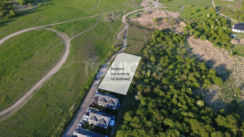 Do sprzedania działka inwestycyjna z pozwoleniem na 3 bliźniaki Mierzyn  1 350m2 Foto 1