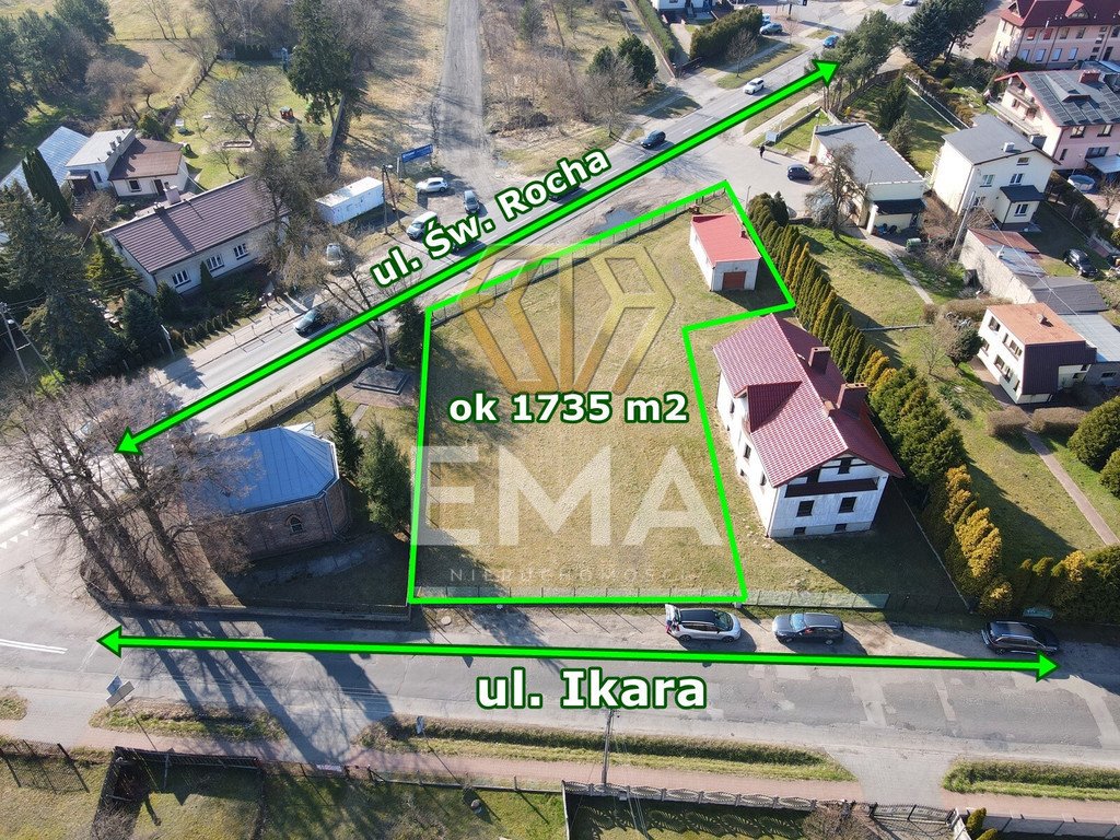 Działka 1735 m² z garażem pod działalność - zapraszam Częstochowa, Grabówka, św. Rocha  1 735m2 Foto 1