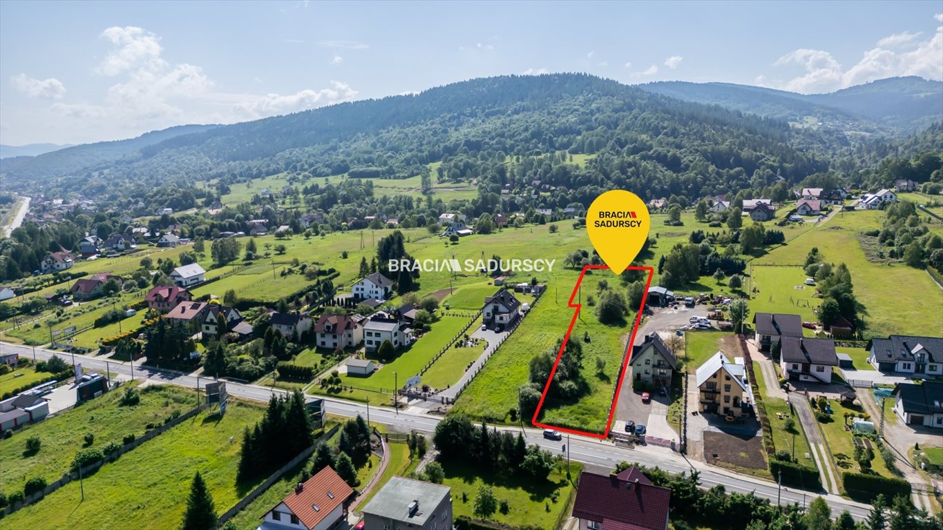 Działka 31 arów z dostępem do drogi wojewódzkiej, Sucha Beskidzka Stryszawa  3 115m2 Foto 1