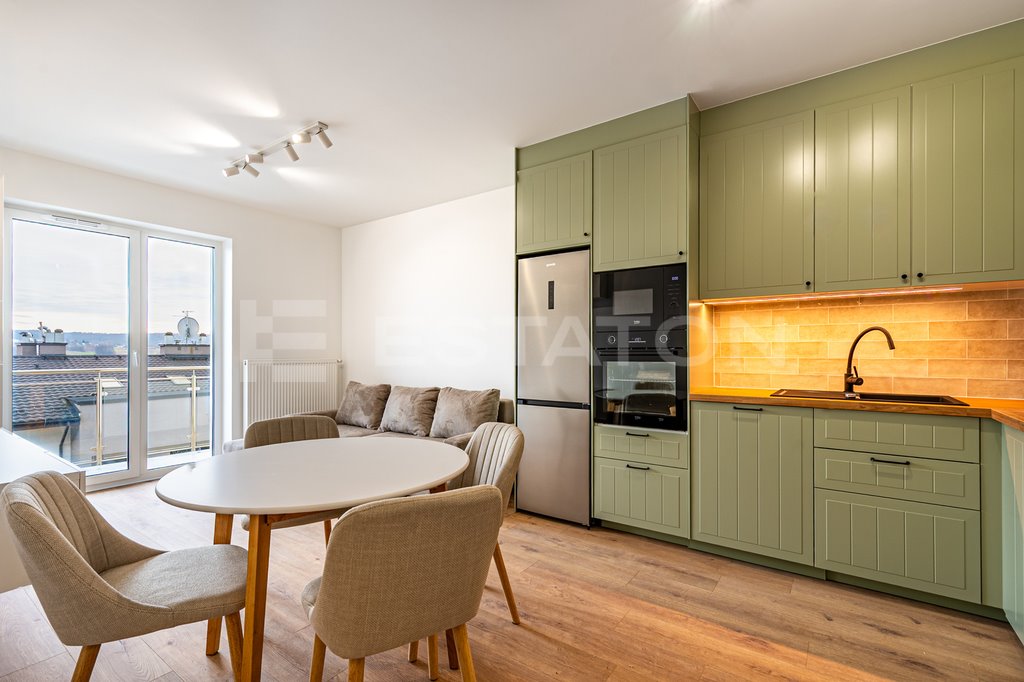 Nowoczesne 38m2 na ostatnim piętrze z miejscem i wyposażeniem Rzeszów, Jana Olbrachta  38m2 Foto 1