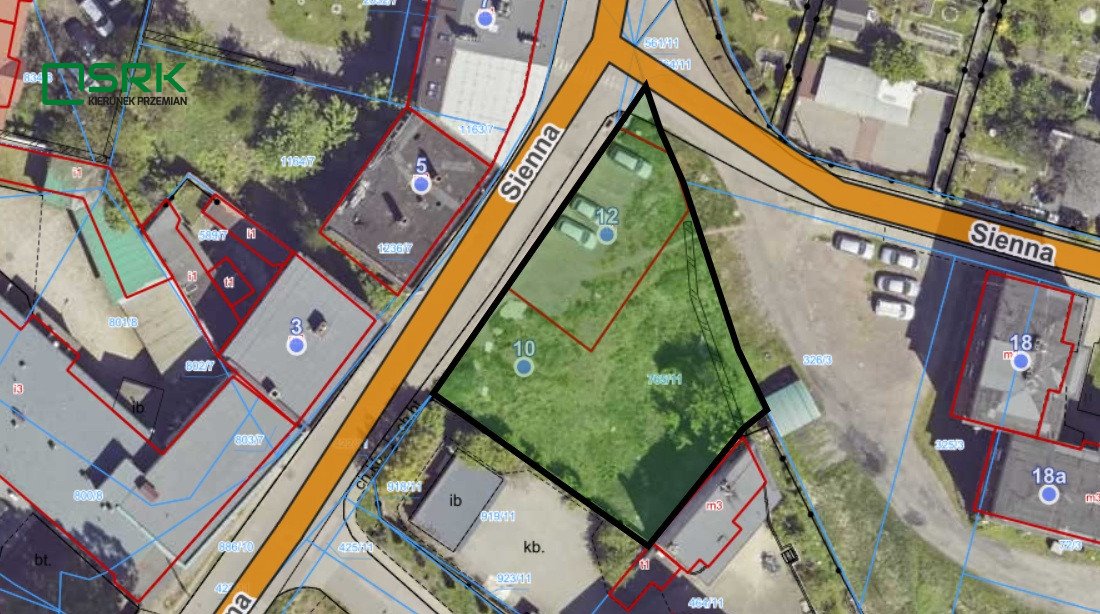 Działka inna na sprzedaż Bytom, Sienna 765/11  846m2 Foto 1