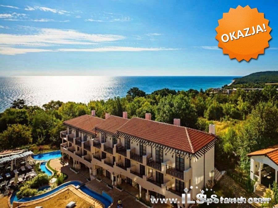 Luksusowy apartament 51,2 m² z widokiem na basen w Obzor Bułgaria, Obzor, THE CLIFF BEACH AND SPA RESORT OBZOR  51m2 Foto 1