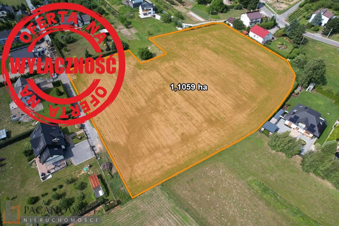 Działka budowlana na sprzedaż Wola Zachariaszowska  11 059m2 Foto 1