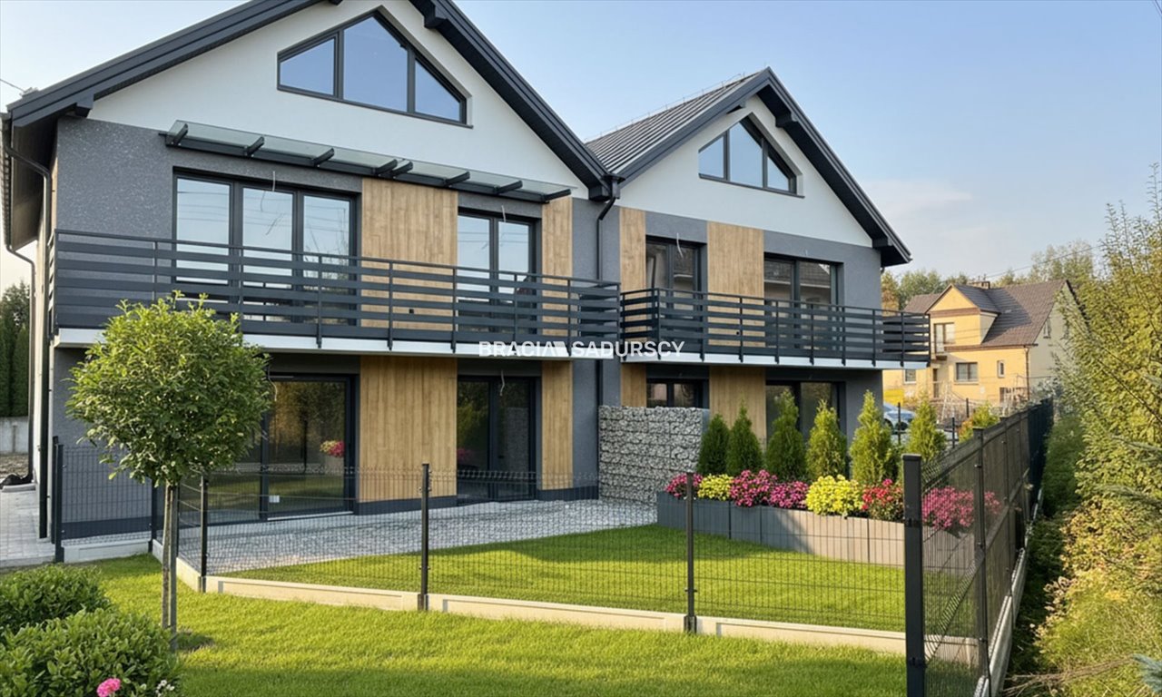 Zapraszam do obejrzenia nowoczesnego dwupoziomowego mieszkania 93 m² z ogrodem Libertów, Mogilany, Mogilany, Borowa  92m2 Foto 1