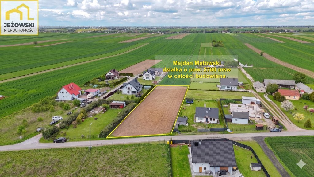 Duża działka pod dom z ogrodem, podział, las, 2700 m² Majdan Mętowski  2 700m2 Foto 1