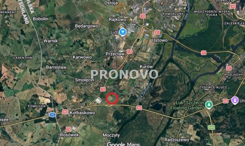 Działki rolne w Siadle Górnym, 3,26 i 1,82 ha, blisko A6 Siadło Górne  182 410m2 Foto 1