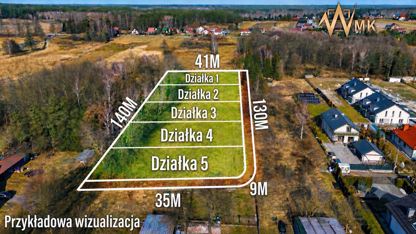 Zapraszam do zakupu działki 10 arów pod dom w Pogórskiej Woli Pogórska Wola  1 000m2 Foto 1
