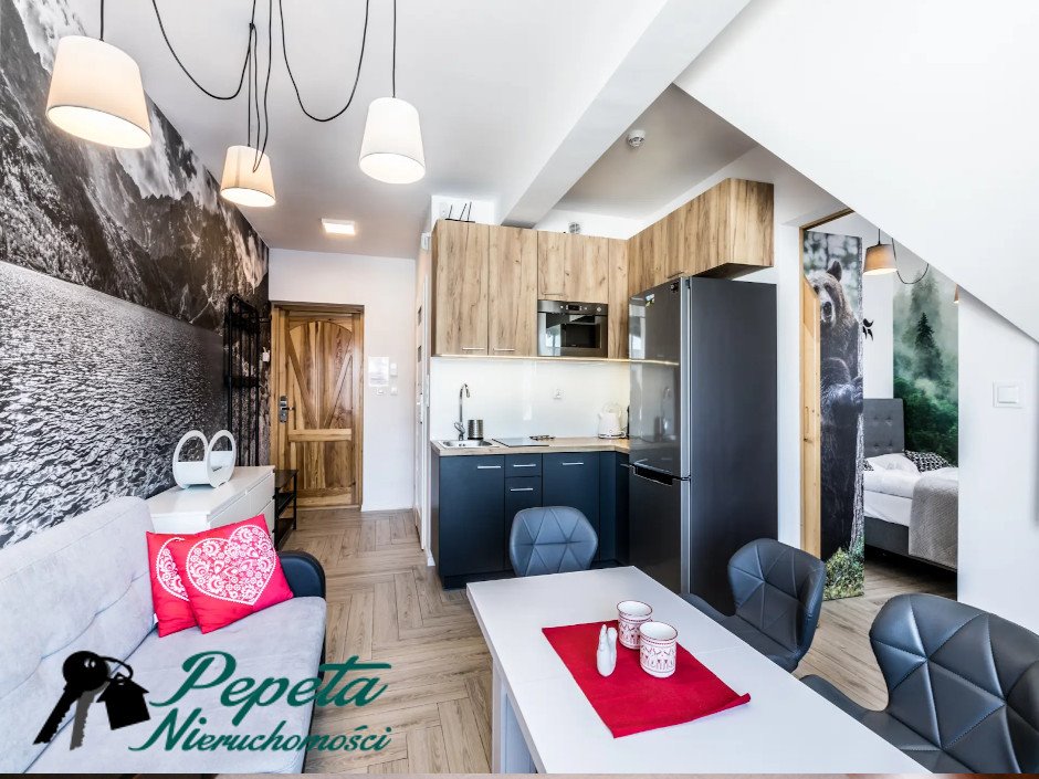 Nowoczesny 35 m² apartament z widokiem na Tatry (kompleks w Kościelisku) Zakopane, Zakopane, Kościelisko  35m2 Foto 1
