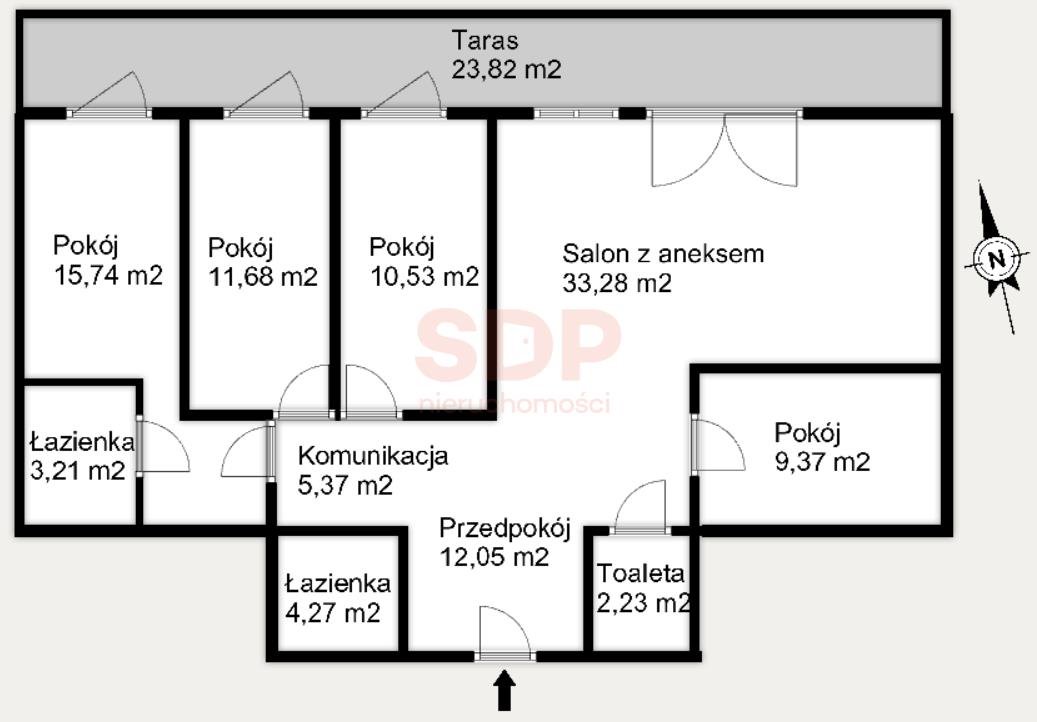 Mieszkanie na sprzedaż Wrocław, Śródmieście, Kleczków, Wybrzeże Conrada - Korzeniowskiego  108m2 Foto 6