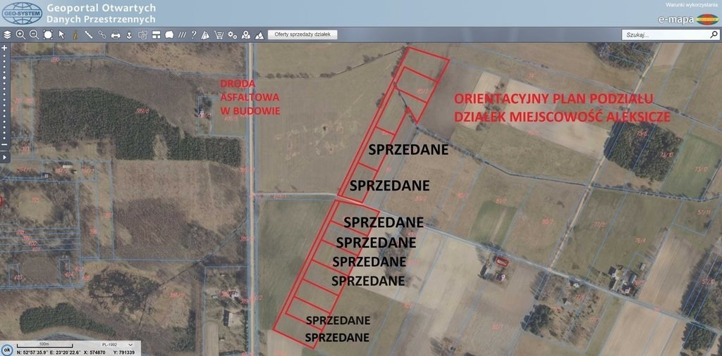 Polecam działkę 3000 m² z mediami i warunkami zabudowy Aleksicze  3 000m2 Foto 1