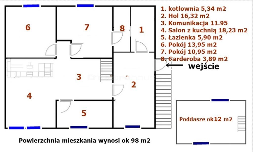 Mieszkanie trzypokojowe na sprzedaż Puck, Ziołowa  98m2 Foto 12