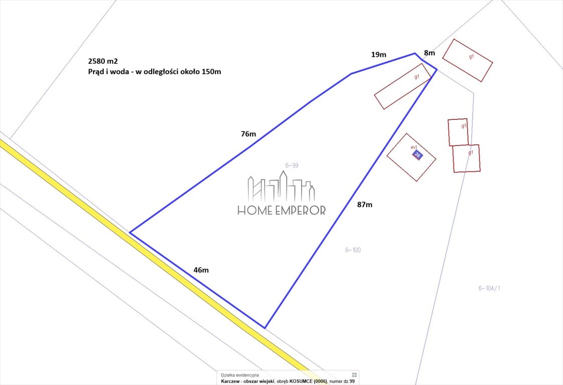 Działka 2580 m² z mediami, blisko zabudowa - zapraszam Kosumce  2 580m2 Foto 1
