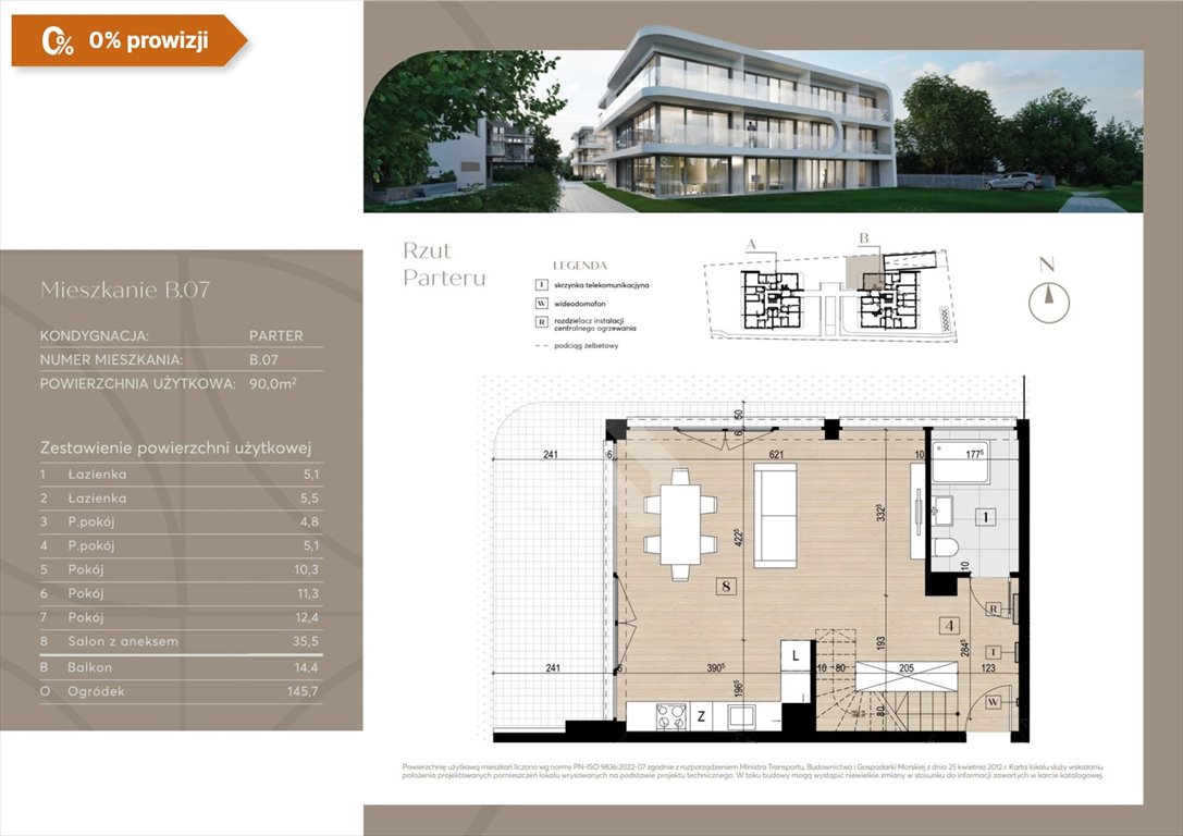 Mieszkanie czteropokojowe  na sprzedaż Bydgoszcz, Czyżkówko  90m2 Foto 7