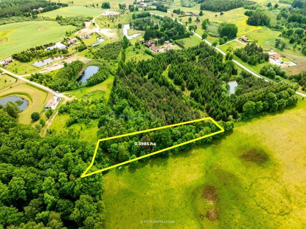 Działka 3981 m² pod dom całoroczny w Najdymowie Najdymowo  3 985m2 Foto 1