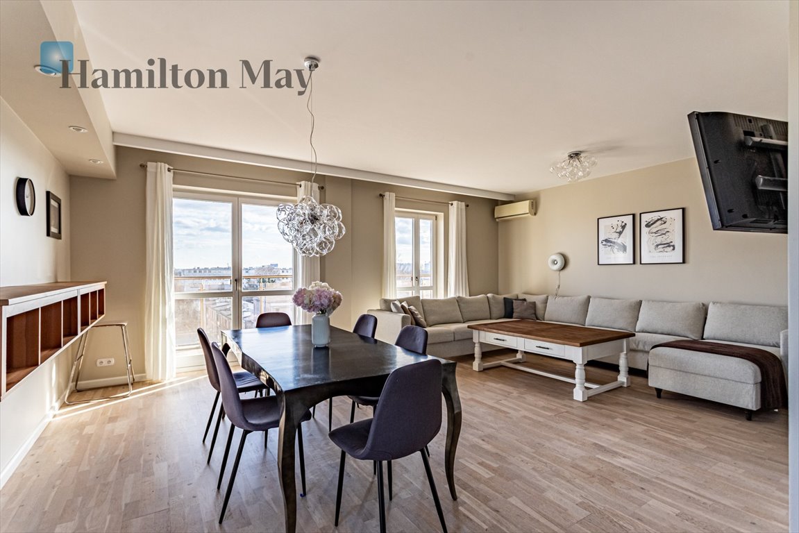 Przestronny apartament 145 m² z klimatyzacją i 3 sypialniami Warszawa, Mokotów, Rakowiecka  145m2 Foto 1
