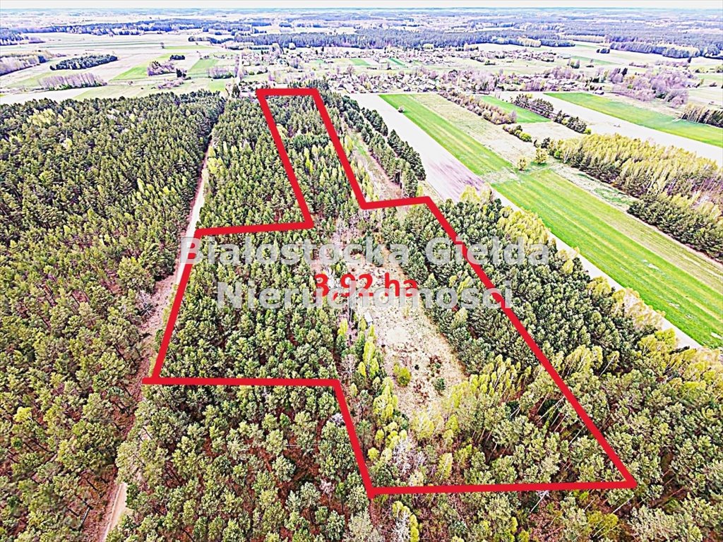 Działka 3,92 ha pod zabudowę, las, media - polecam Soce  39 220m2 Foto 1