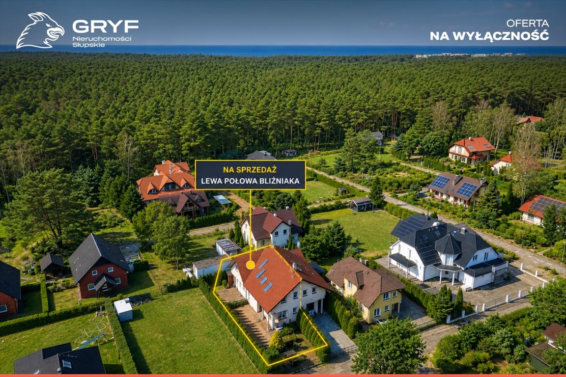 Sprzedam dom nad morzem w Rowach, 105 m², blisko plaży Rowy, Bałtycka  105m2 Foto 1