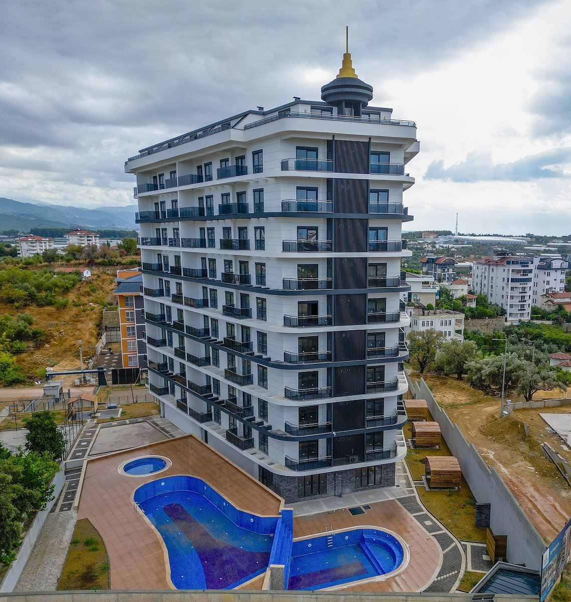 Nowoczesne 60 m² z widokiem na morze w Alanyi Turcja, Avsallar, Avsallar, Alanya, Antalya  60m2 Foto 1