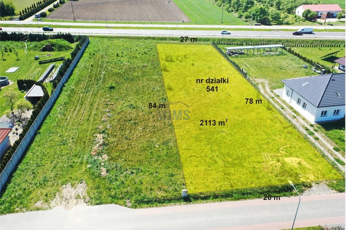 Sprzedam działkę 2113 m² pod dom wśród natury, blisko morza Bydlino, Pogodna  2 113m2 Foto 1