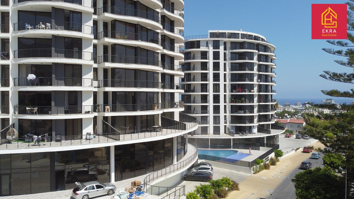 Przestronny apartament z widokiem na góry i basen Cypr, Girne, Girne  74m2 Foto 1