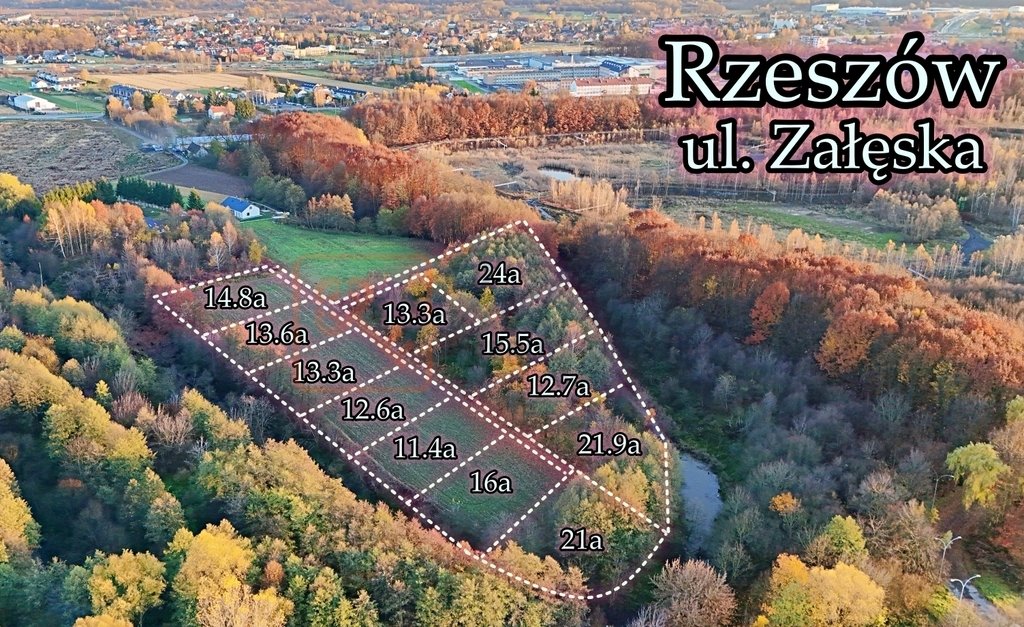 Działka budowlana na sprzedaż Rzeszów  1 140m2 Foto 1