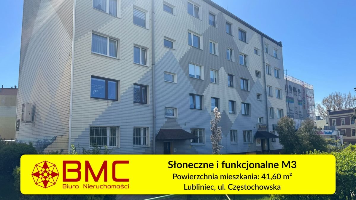 Przestronne 2 pokoje z balkonem i piwnicą w centrum Lublinca Lubliniec, Częstochowska  42m2 Foto 1