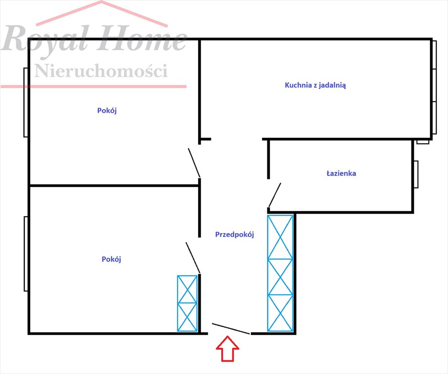 Mieszkanie dwupokojowe na sprzedaż Wrocław, Fabryczna, Grabiszyn, Sztabowa  59m2 Foto 14