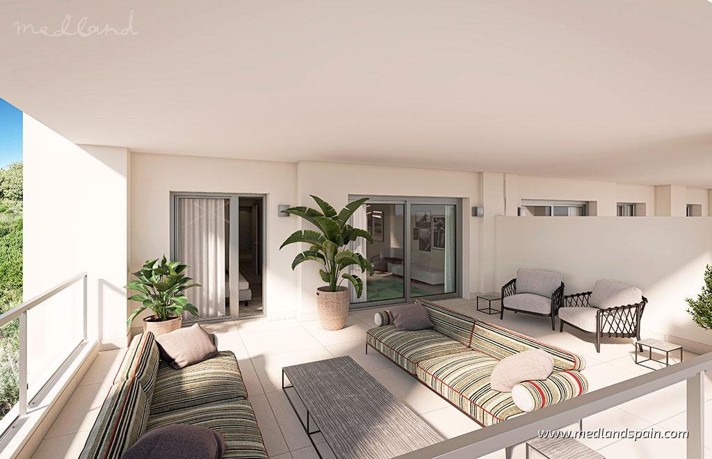 Nowoczesne 2-3 pok. apartamenty z widokiem na Morze Hiszpania, Manilva  82m2 Foto 1