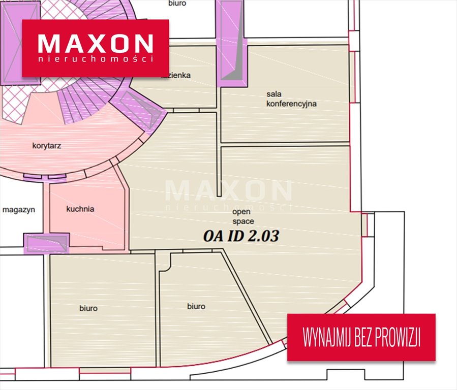 Nowoczesne biuro 114 m² z balkonem, klimatyzacją i parkingiem Warszawa, Śródmieście, Dobra  114m2 Foto 1