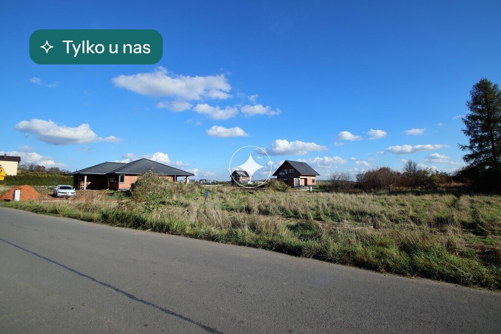 Działka budowlana 1621 m2 w Woźnikach z mediami i możliwością podziału Woźniki, Tadeusza Kościuszki  1 621m2 Foto 1