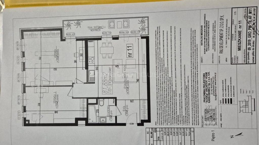 Mieszkanie trzypokojowe na sprzedaż Grodzisk Mazowiecki, Sienkiewicza  82m2 Foto 13