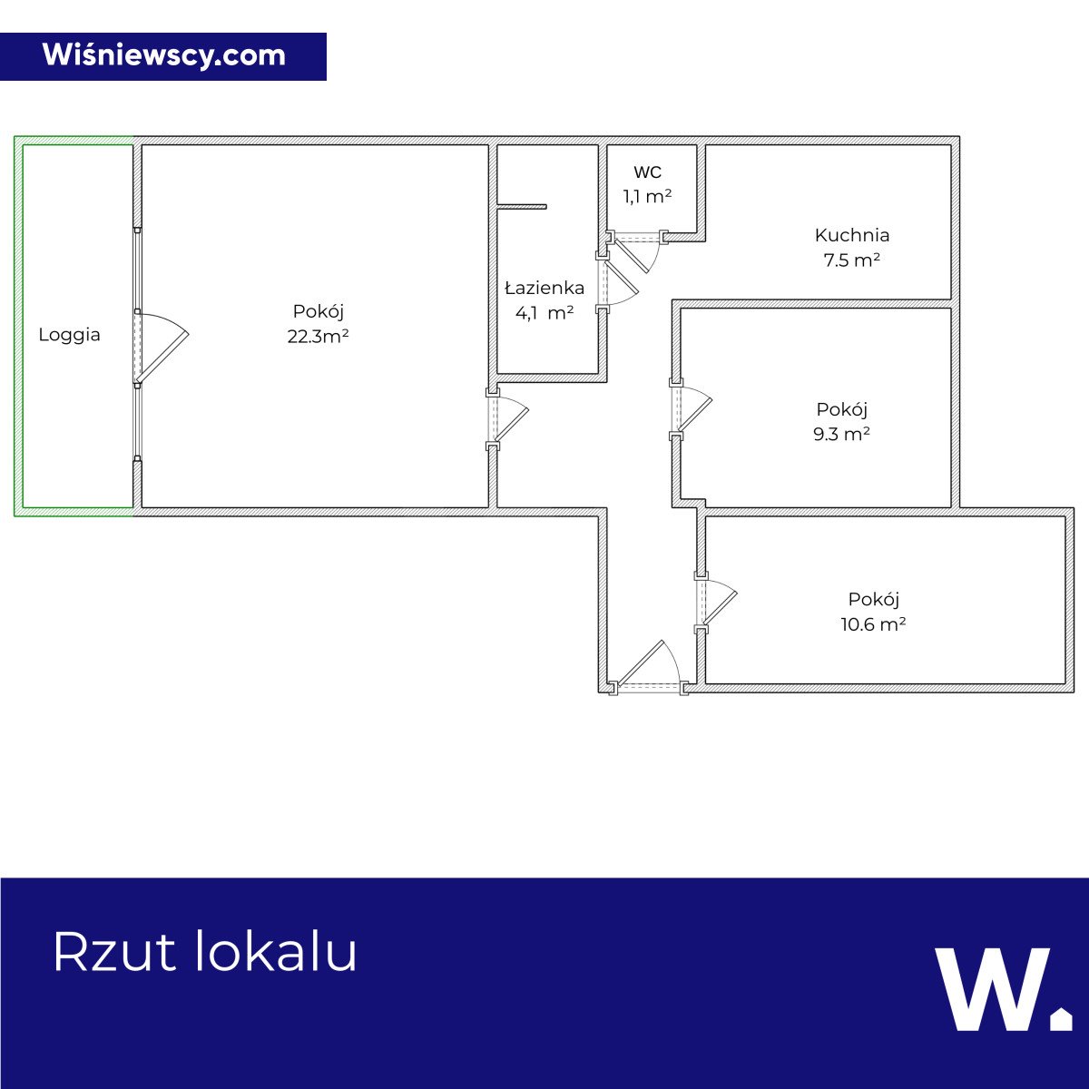 Mieszkanie trzypokojowe na sprzedaż Gdańsk, Zaspa, Dywizjonu 303  62m2 Foto 2