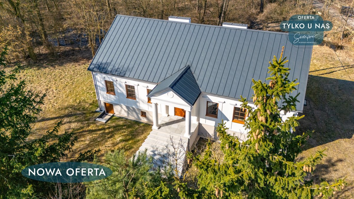 Zabytkowy dwór z stawem i dużą działką w Małymńiu Małyń  254m2 Foto 1