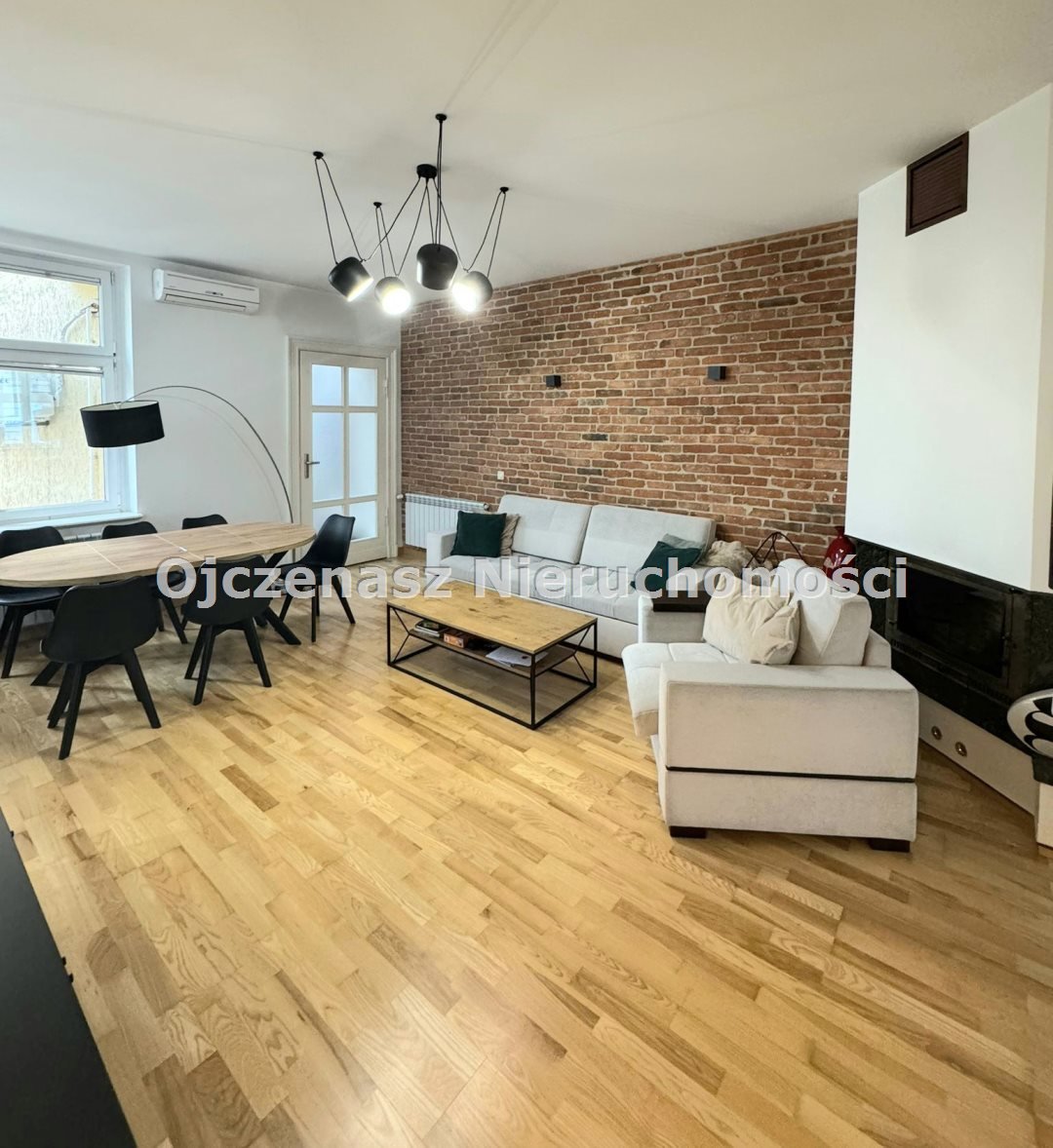 Piękne 3-pokojowe mieszkanie po remoncie z kominkiem i sauną Bydgoszcz, Centrum  101m2 Foto 1