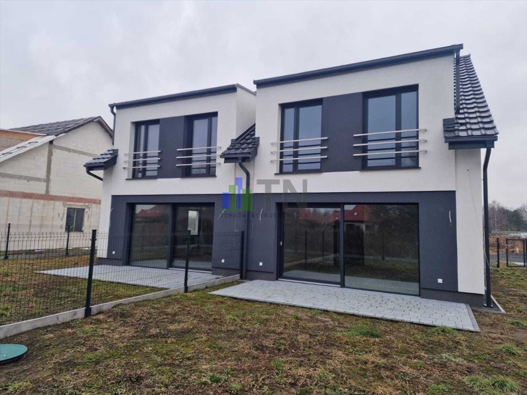 Nowoczesny dom bliźniak z pompa ciepła i wysokim standardem Jeszkowice  110m2 Foto 1