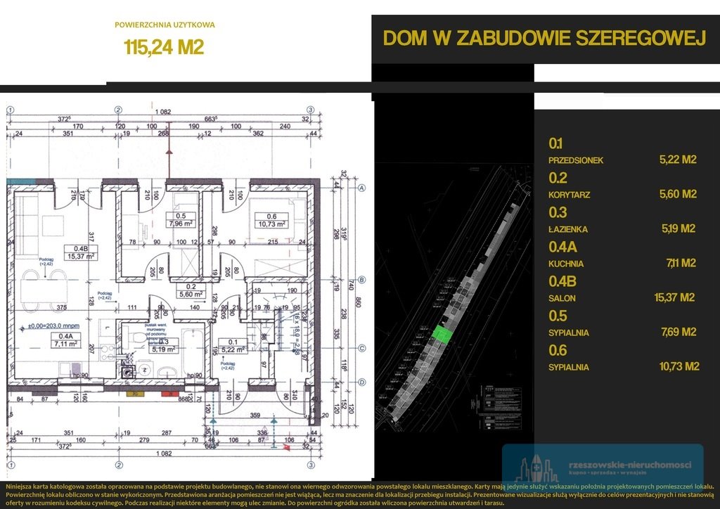 Mieszkanie na sprzedaż Rzeszów, Warszawska  115m2 Foto 6