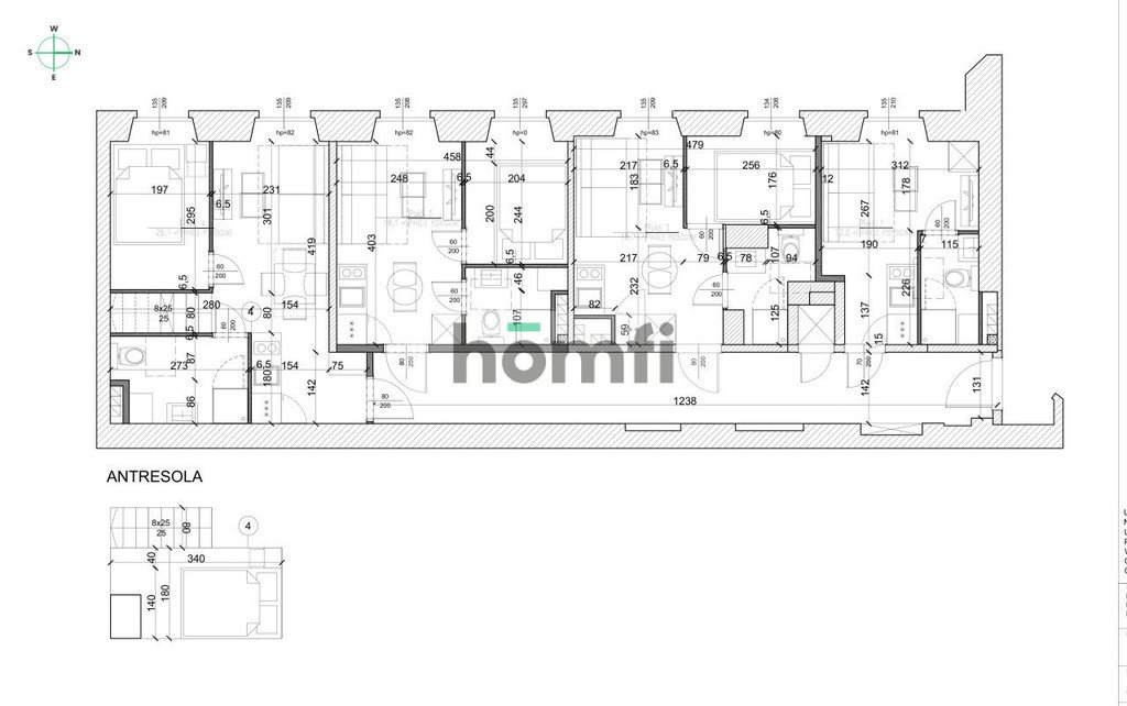 Inwestycyjne 94 m² w odrestaurowanej kamienicy w centrum Łodzi Łódź, Śródmieście, Prezydenta Gabriela Narutowicza  95m2 Foto 1