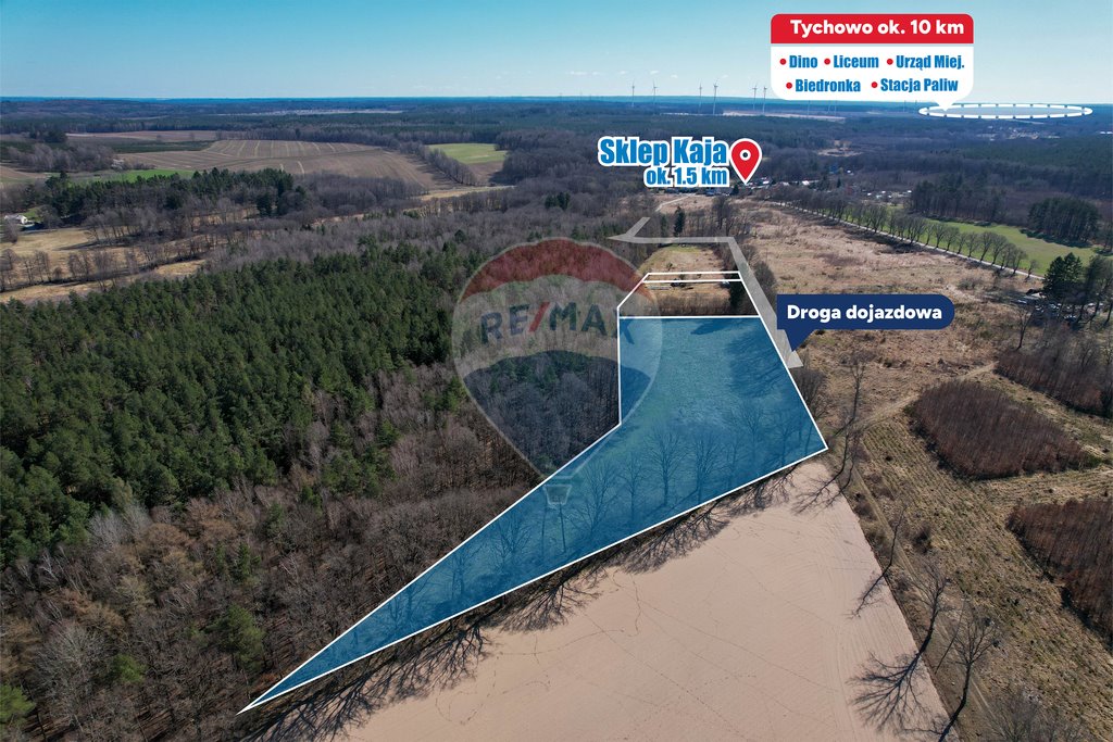 Działka 11 444 m² pod inwestycję lub dom w Słonino Słonino  11 444m2 Foto 1