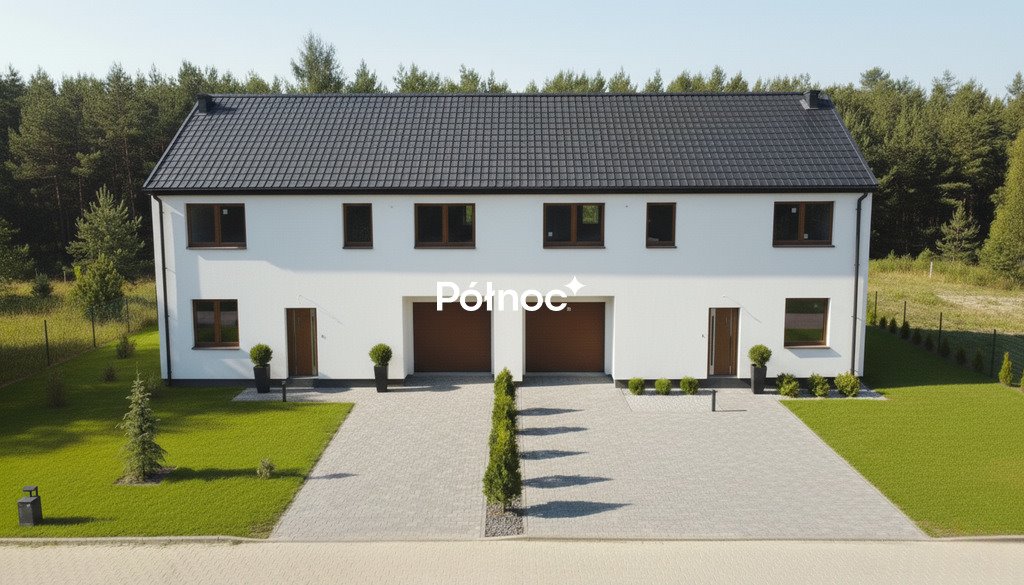 Nowoczesny dom bliźniak 172 m² z garażem i dużym ogrodem Karolew  172m2 Foto 1