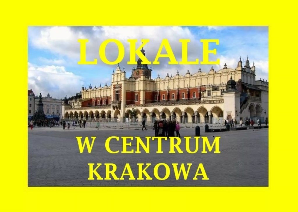 Lokal handlowo-usługowy 35 m2 z witrynami przy Rynku - polecam! Kraków, Stare Miasto, Rynek  35m2 Foto 1