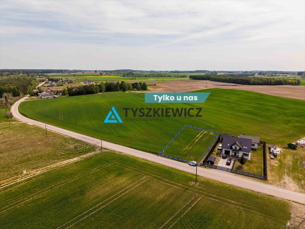 Działka budowlana 1044 m² z mediami, blisko jeziora Bietowo  1 044m2 Foto 1