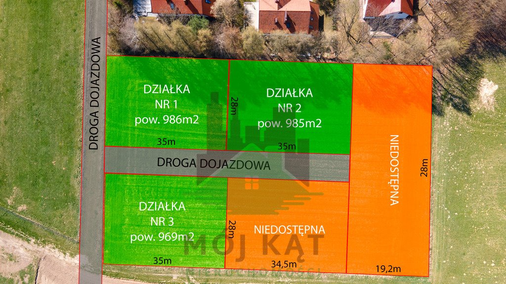 Działka budowlana na sprzedaż Uniszowice  986m2 Foto 1