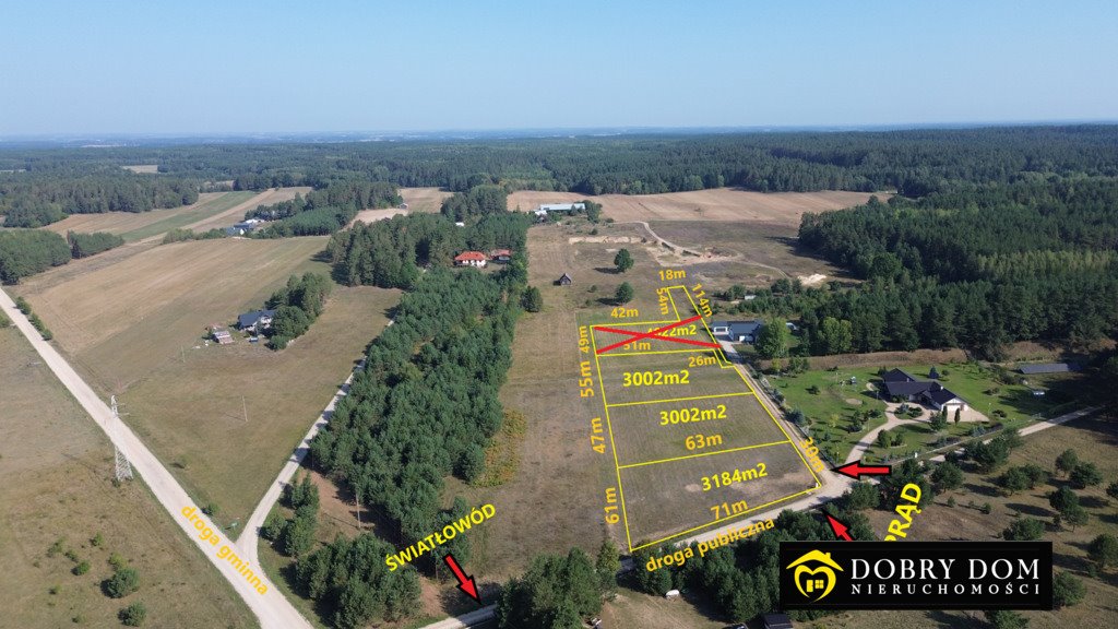Działka budowlana na sprzedaż Chraboły  3 184m2 Foto 1