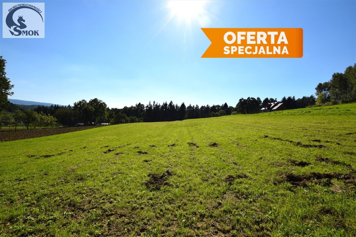 Działka budowlano-rolna z widokiem na las i wzgórza Izdebnik  1 200m2 Foto 1