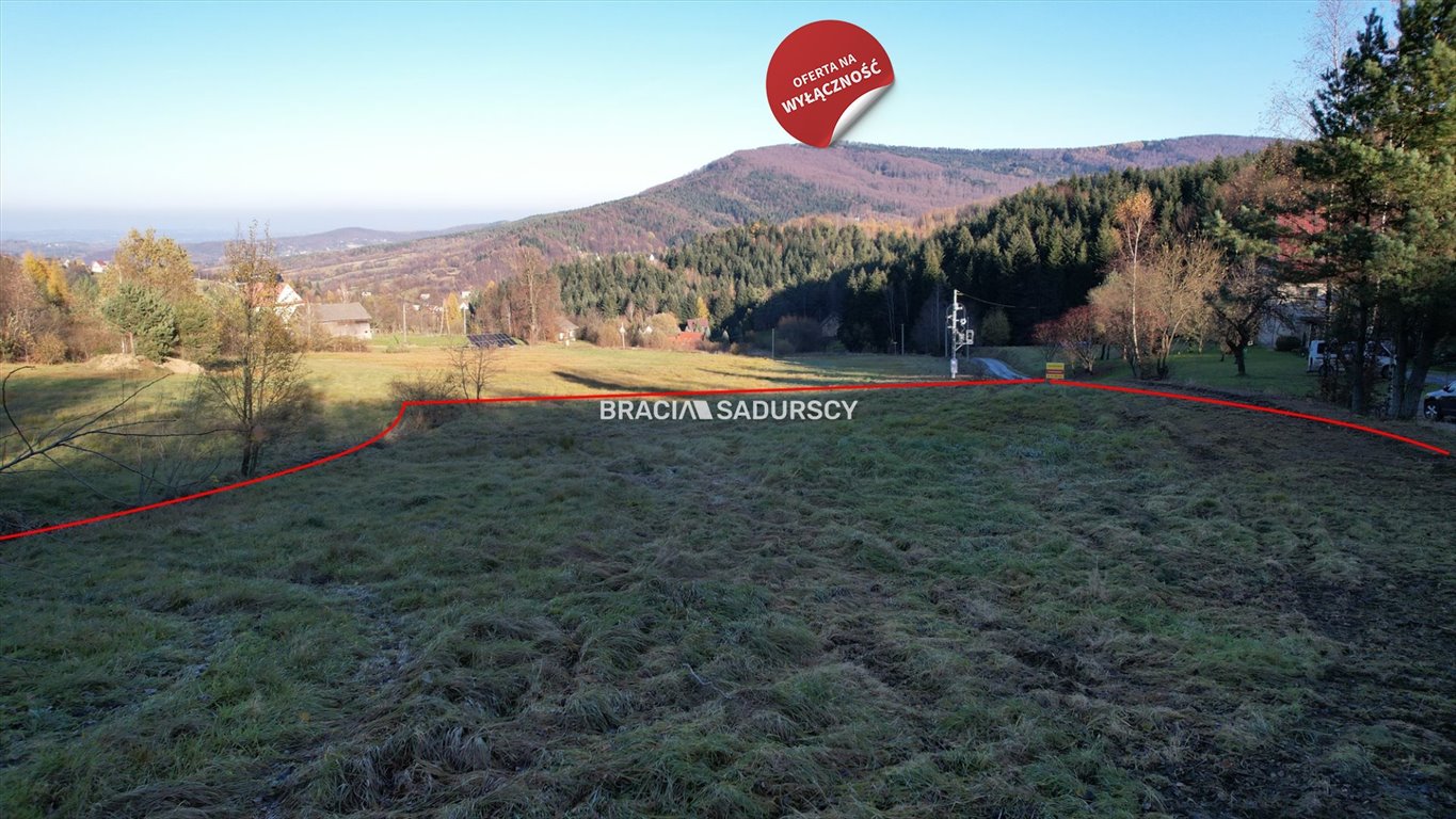 Działka budowlana na sprzedaż Myślenice, Poręba, Poręba  1 700m2 Foto 2