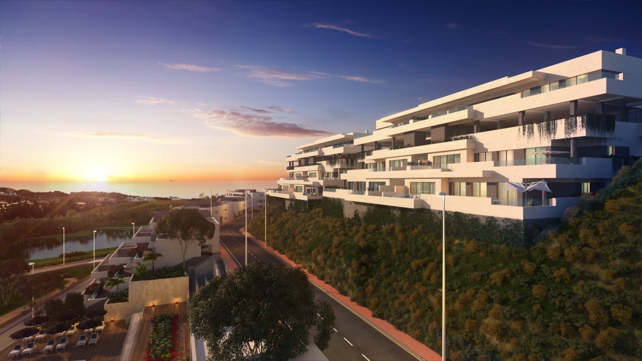Luksusowy apartament z widokiem na morze, basen i golf Hiszpania, La Cala de Mijas, La Cala de Mijas, Mijas, Málaga  70m2 Foto 1